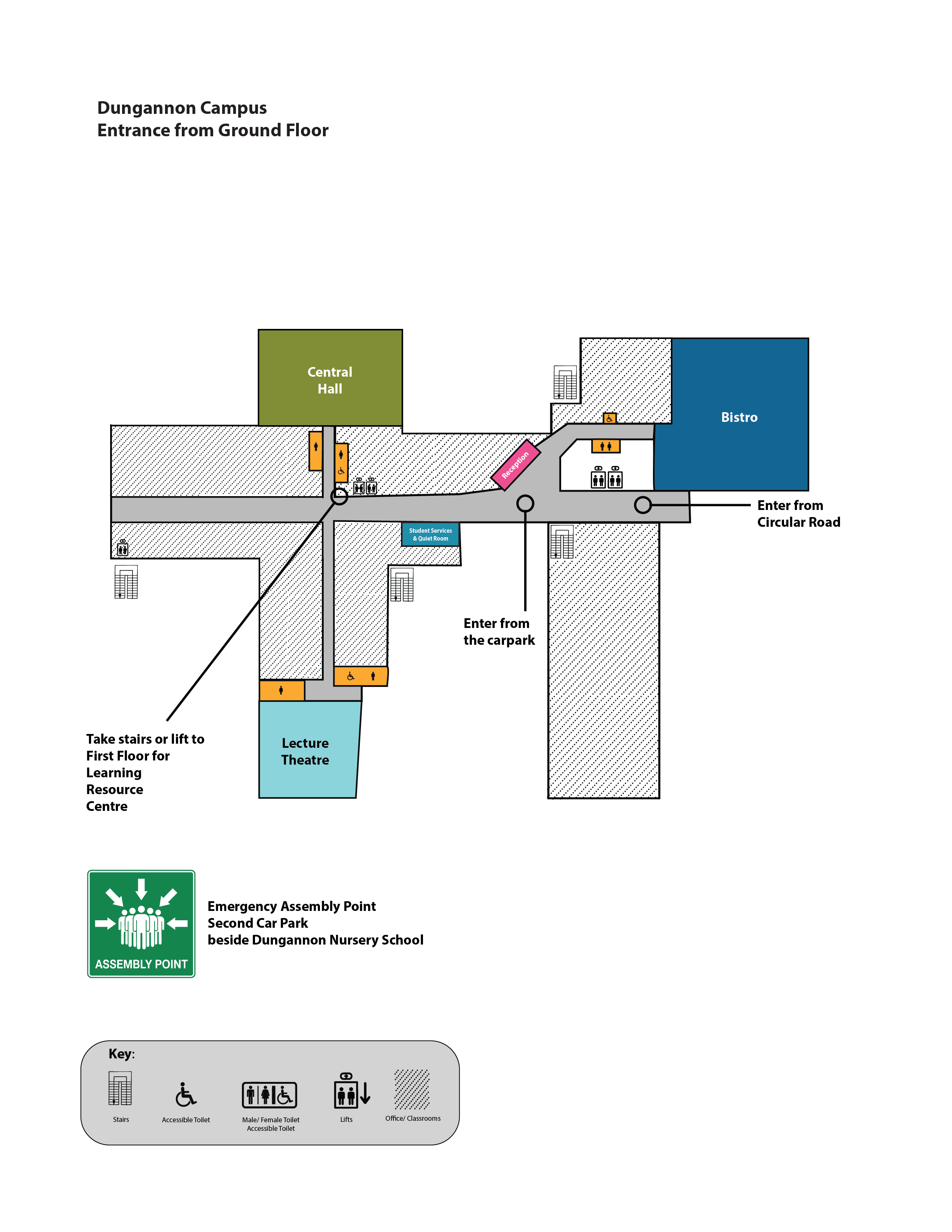 Dungannon Campus Map