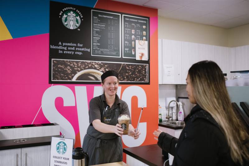 Starbucks coffee shop at South West Campus